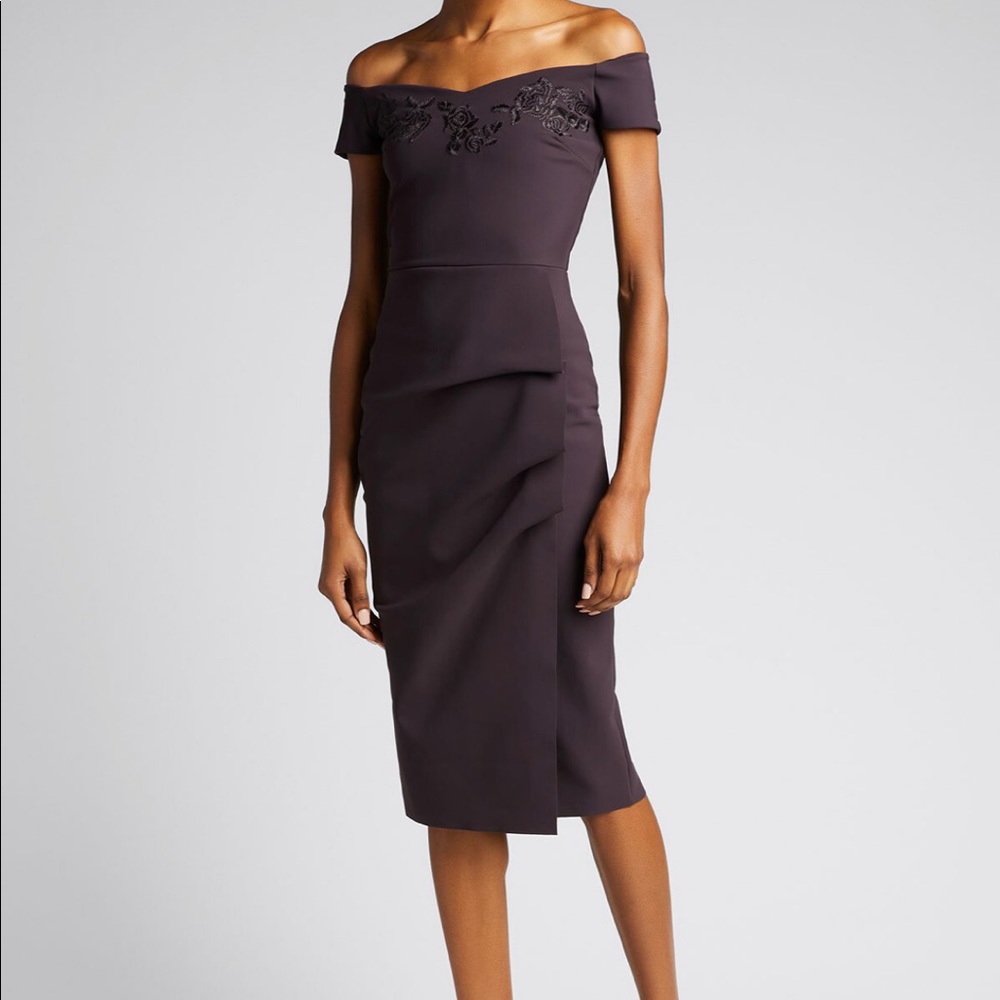 Chiara Boni Dress, 12 Off Shoulder CapSleeve Dress